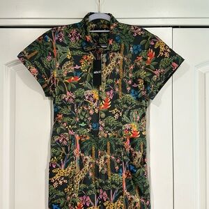 NWT Mixed by Nasrin Jungle Jumpsuit, Size M